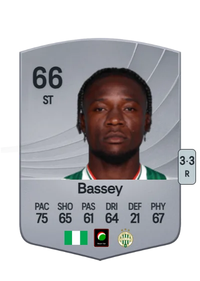 Fortune Bassey card