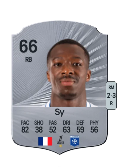 Lamine Sy card