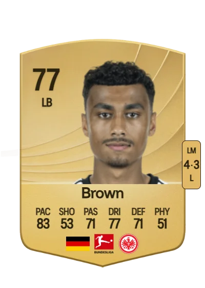 Nathaniel Brown card