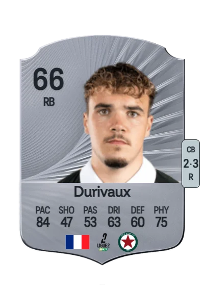 Dylan Durivaux card