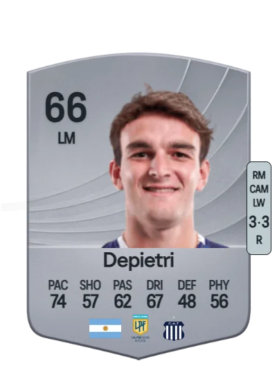 Valentín Depietri card
