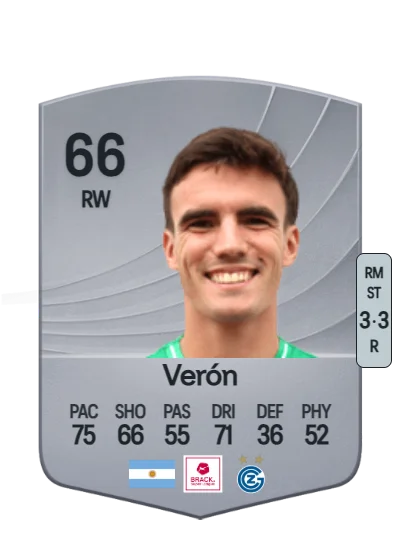 Tomás Verón card