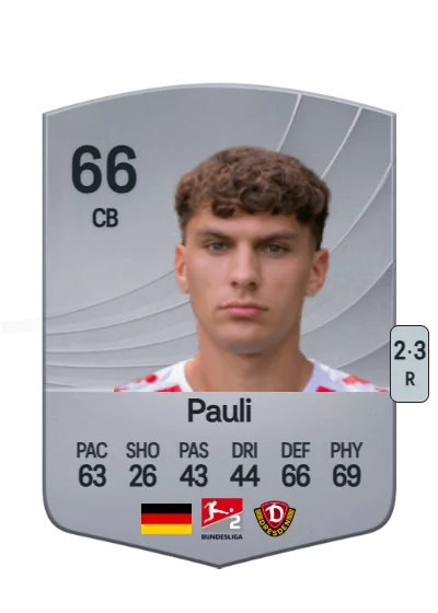 Julian Pauli card