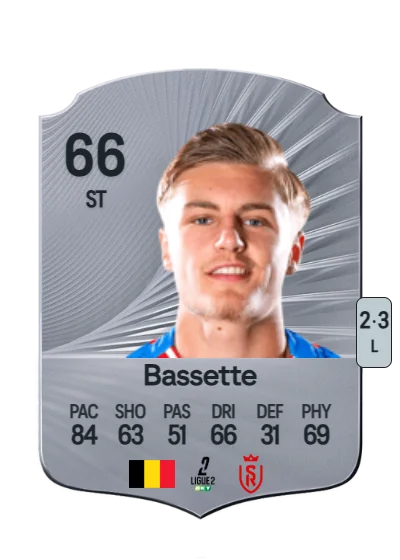 Norman Bassette card