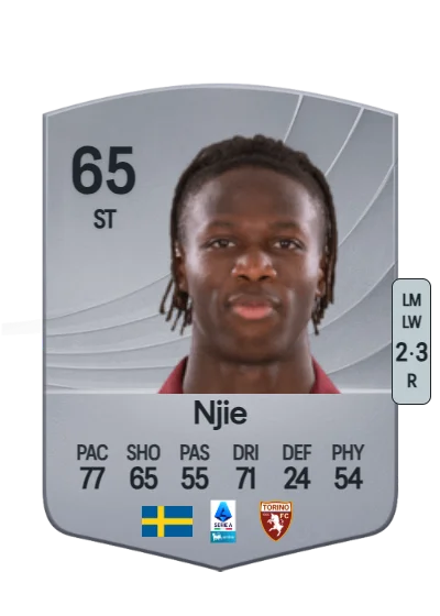 Alieu Njie card