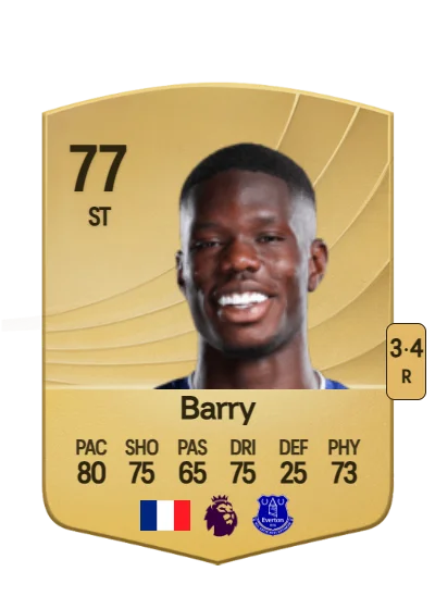 Thierno Barry card