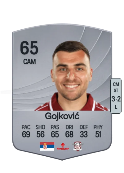 Luka Gojković card