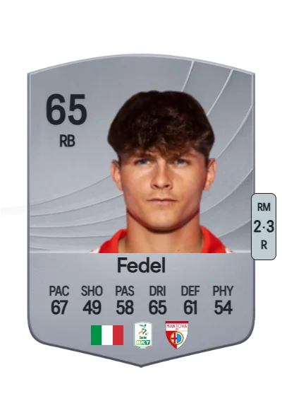 Giacomo Fedel card