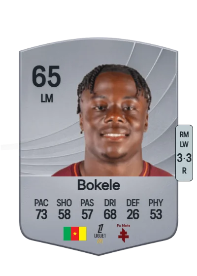 Morgan Bokele card