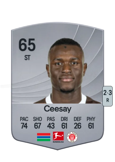 Abdoulie Ceesay card