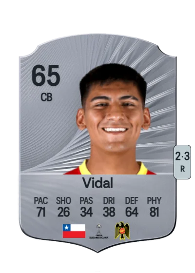 Valentín Vidal card