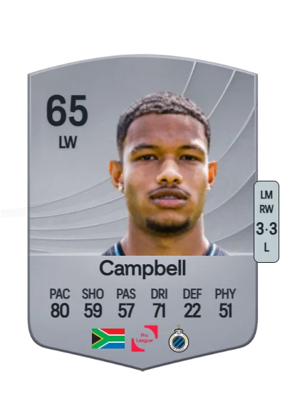 Shandre Campbell card