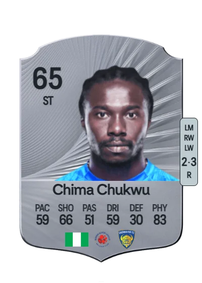 Daniel Chima Chukwu card