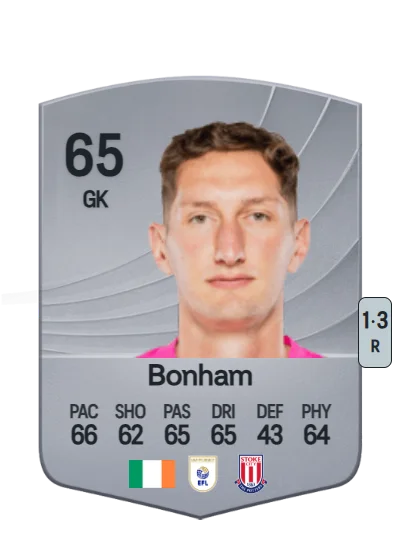 Jack Bonham card