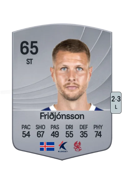 Hólmbert Aron Friðjónsson card