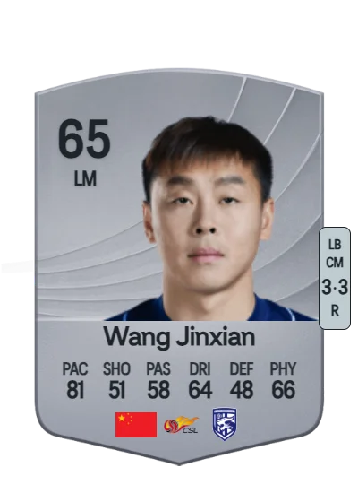 Jinxian Wang card