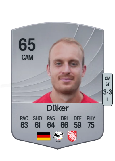 Julius Düker card