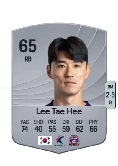 Tae Hee Lee card