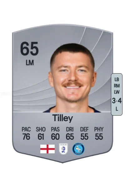 James Tilley card