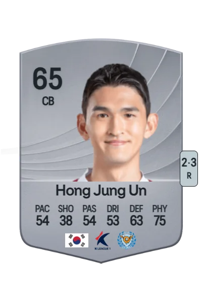 Jung Un Hong card