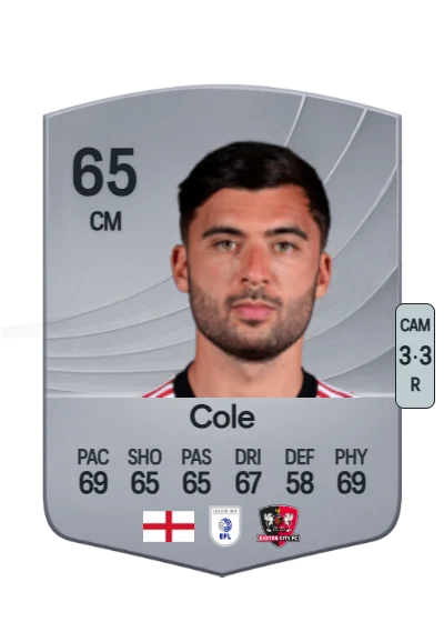 Reece Cole card