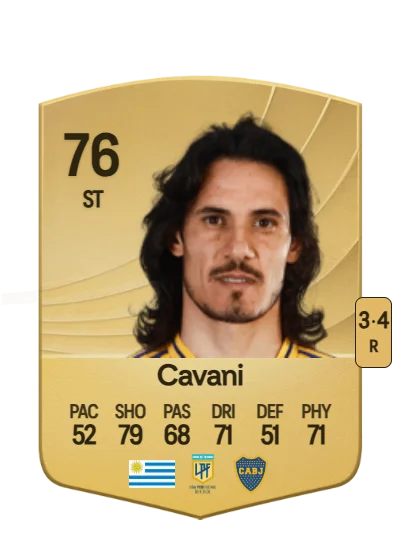 Edinson Cavani card