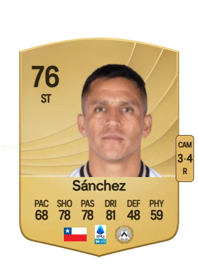 Alexis Sánchez card