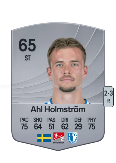 Alexander Ahl Holmström card