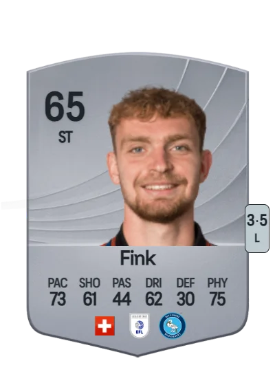 Bradley Fink card