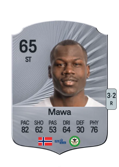 Moses Mawa card