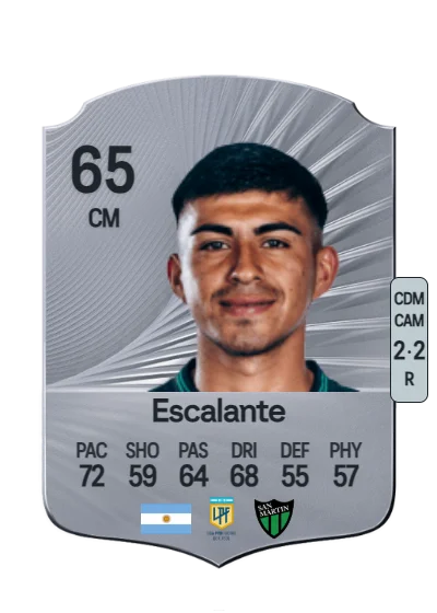 Tomás Escalante card