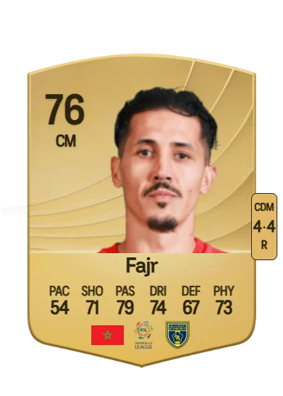 Fayçal Fajr card