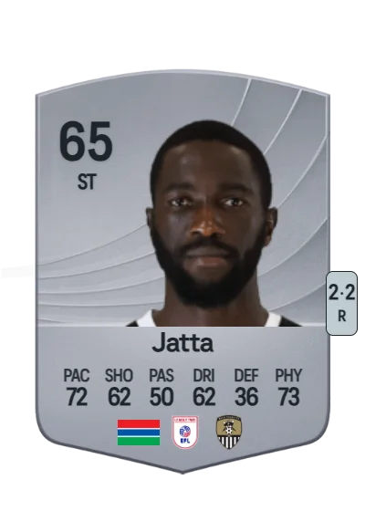 Alassana Jatta card