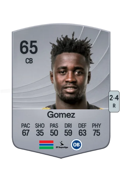James Gomez card