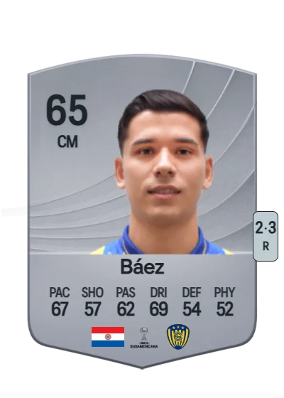 Julio Báez card