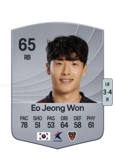 Jeong Won Eo card