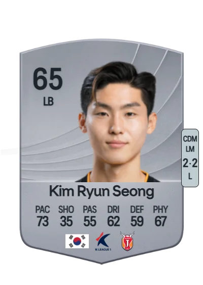 Ryun Seong Kim card