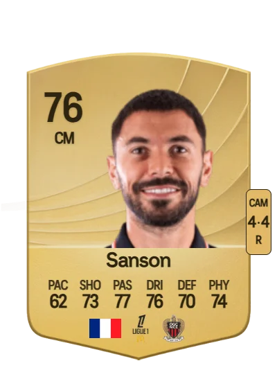Morgan Sanson card