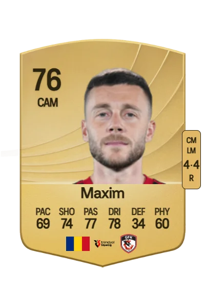 Alexandru Maxim card