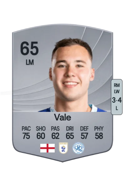 Harvey Vale card