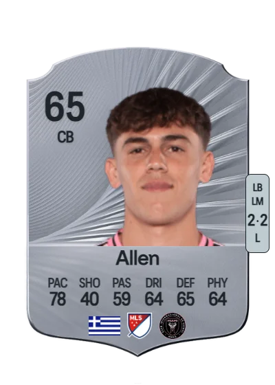 Noah Allen card