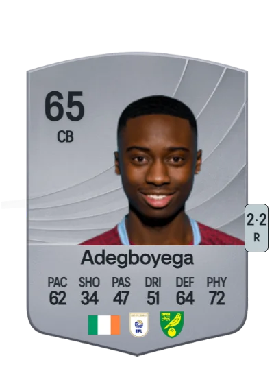 Emmanuel Adegboyega card