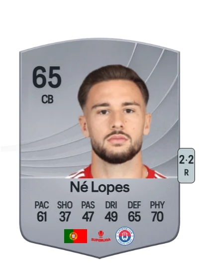 Manuel Alberto Cunha Lopes card