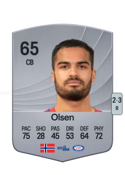 Aaron Kiil Olsen card