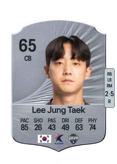 Jung Taek Lee card