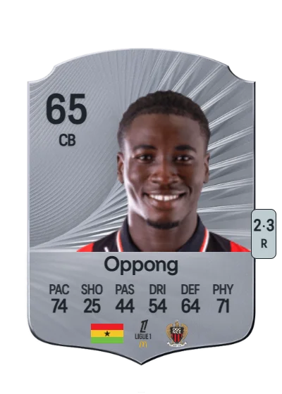 Kojo Peprah Oppong card
