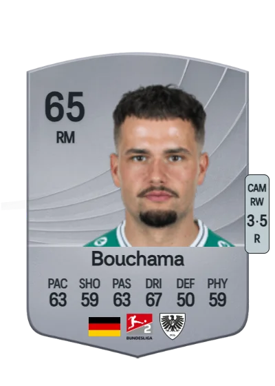 Yassine Bouchama card