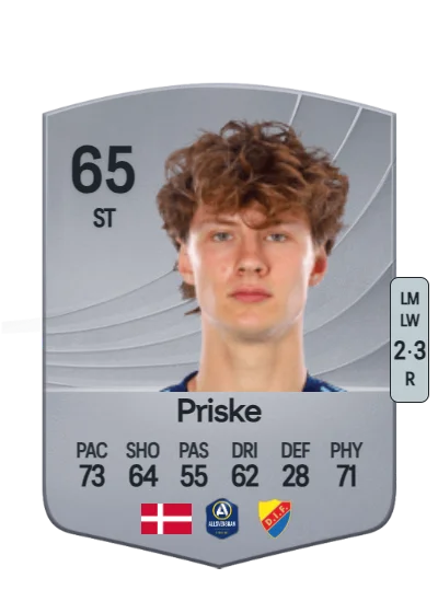August Priske card