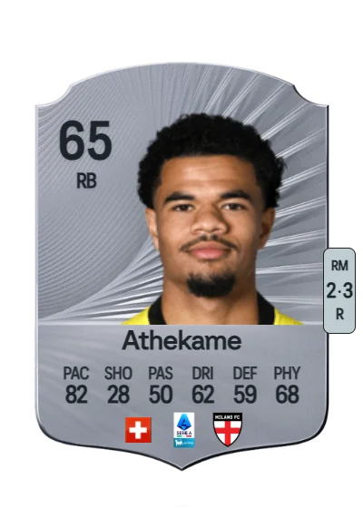 Zachary Athekame card
