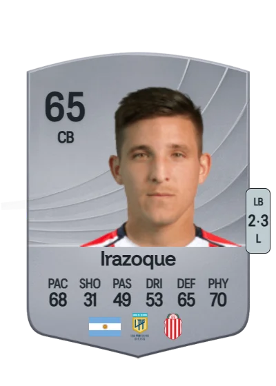 Agustín Irazoque card